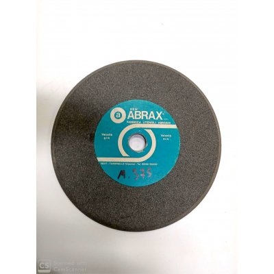 Mola abrasiva a smusso mm 250 x 8 foro 25 al corindone grana 80