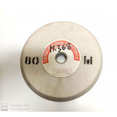 Mola abrasiva a smusso mm 175 x 10 foro 20 al corindone grana 80