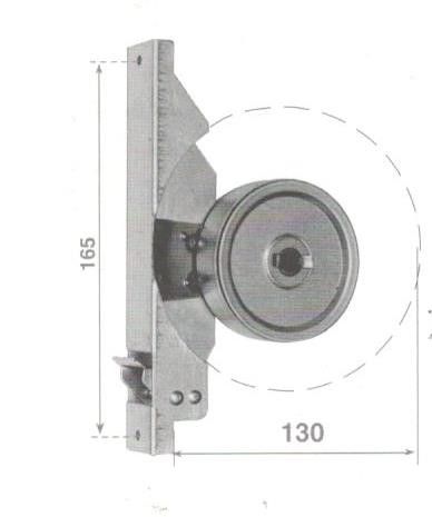 Avvolgitore mod. SMALL SP-8 per riduttori interasse fori mm 165 tipo stretto