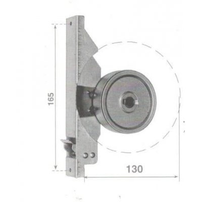 Avvolgitore mod. SMALL SP-8 per riduttori interasse fori mm 165 tipo stretto