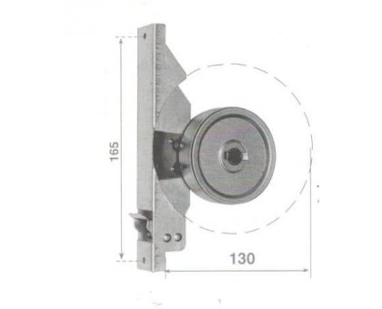 Avvolgitore mod. SMALL SP-8 per riduttori interasse fori mm 165 tipo stretto