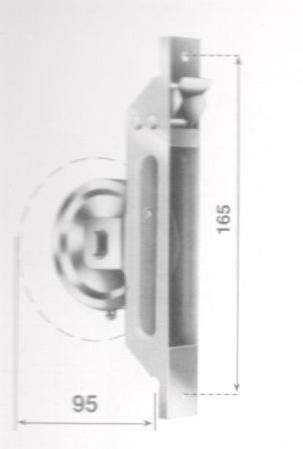 Avvolgitore semincasso S-5 interasse fori mm 165