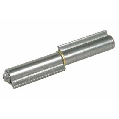 Cerniera da saldare a 2 ali mm 100 a perno sfilabile perno e rondella in acciaio