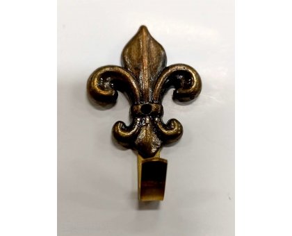 Attaccaglia mod. GIGLIO mm 50x35 in ottone bronzato