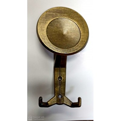 Appendiabito TONDO in metallo finitura bronzato