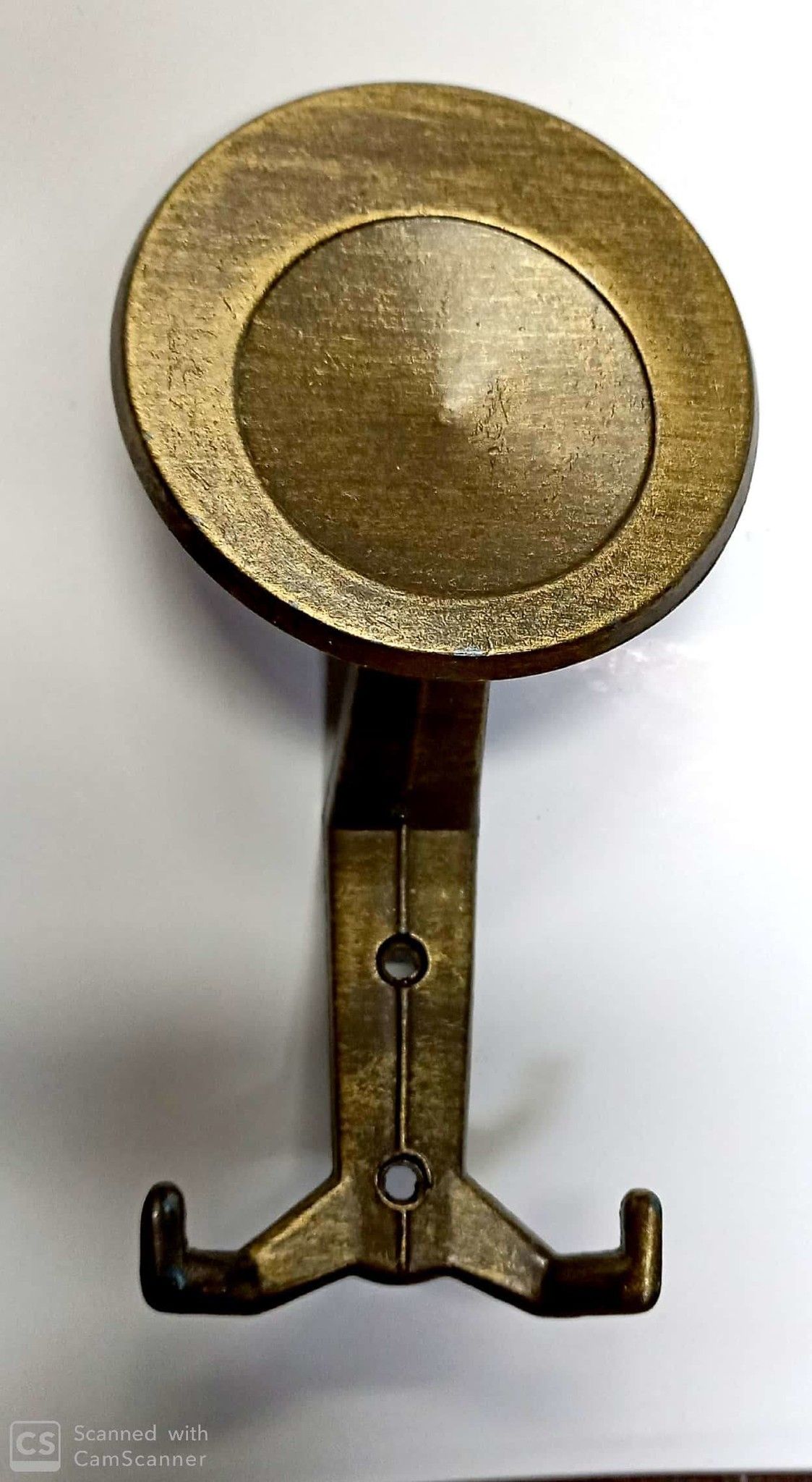 Appendiabito TONDO in metallo finitura bronzato