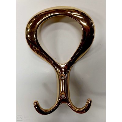 Appendiabito modello GAUDI' in ottone lucido verniciato