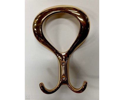 Appendiabito modello GAUDI' in ottone lucido verniciato