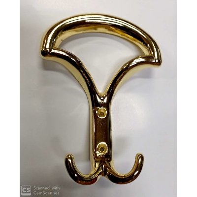Appendiabito art 1080 in metallo finitura oro lucido