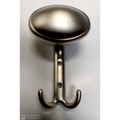 Appendiabito art 1040 in metallo finitura nichel opaco