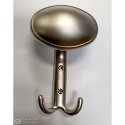 Appendiabito art 1040 in metallo finitura nichel opaco