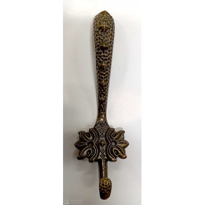 Appendiabito con portacappello modello BAROCCO in ottone bronzato COSMA