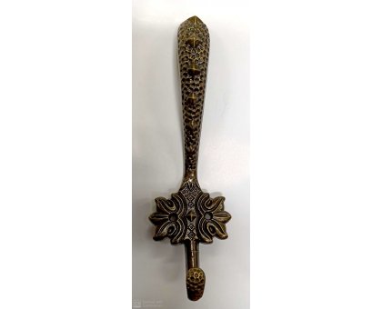 Appendiabito con portacappello modello BAROCCO in ottone bronzato COSMA