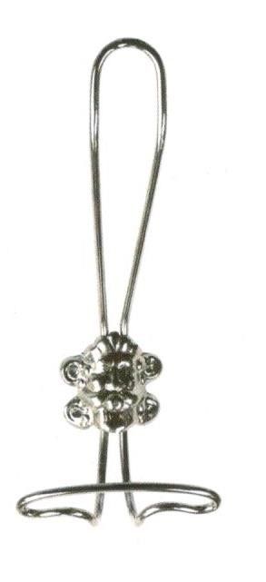 Appendiabito MASCHERONE mm 230 in filo di acciaio nichelato