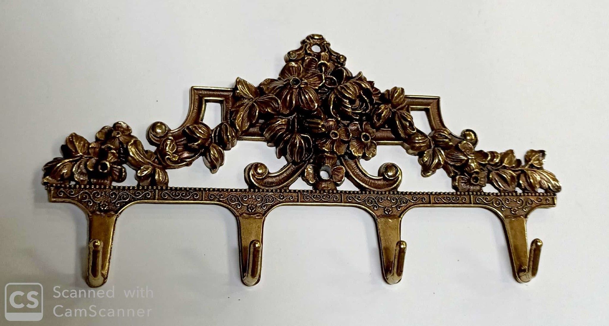 Appendichiavi 4 posti in ottone fume' VALLI E COLOMBO