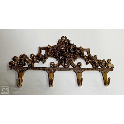 Appendichiavi 4 posti in ottone fume' VALLI E COLOMBO