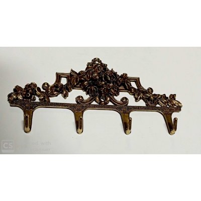 Appendichiavi 4 posti in ottone fume' VALLI E COLOMBO