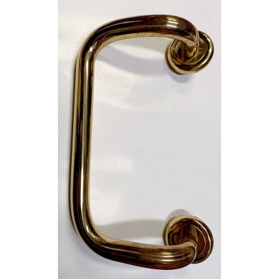 Maniglione modello ZANCATO art 640 in ottone lucido verniciato