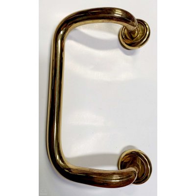 Maniglione modello ZANCATO art 640 in ottone lucido verniciato