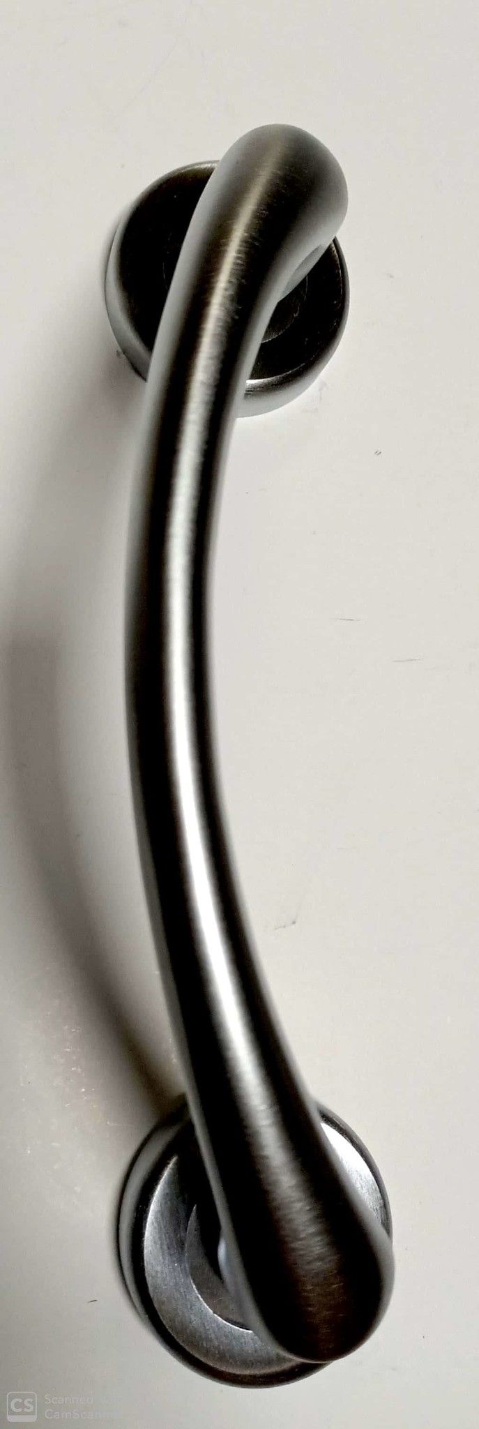 Maniglione modello CARINA SPOSTATO in ottone cromo satinato