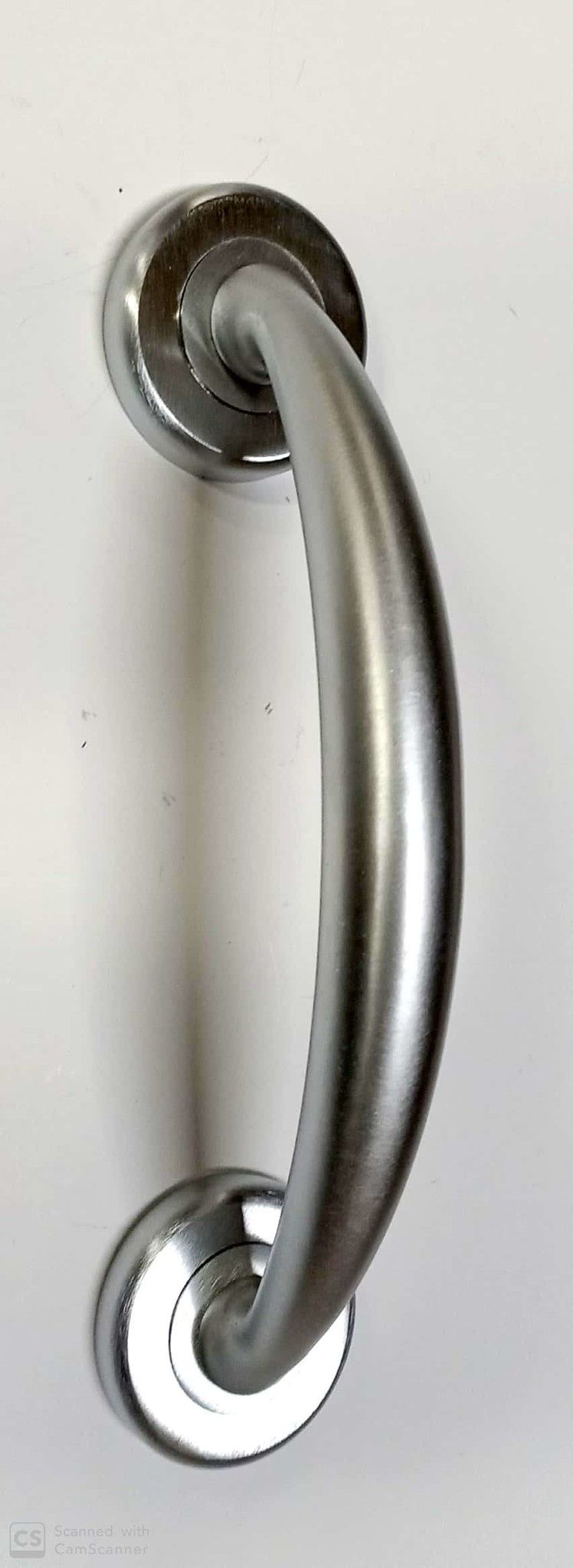 Maniglione modello CARINA DIRITTO in ottone cromo satinato