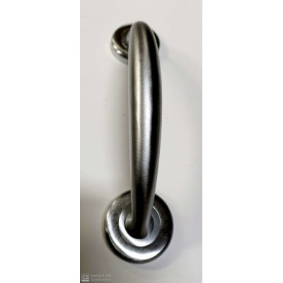 Maniglione modello CARINA DIRITTO in ottone cromo satinato