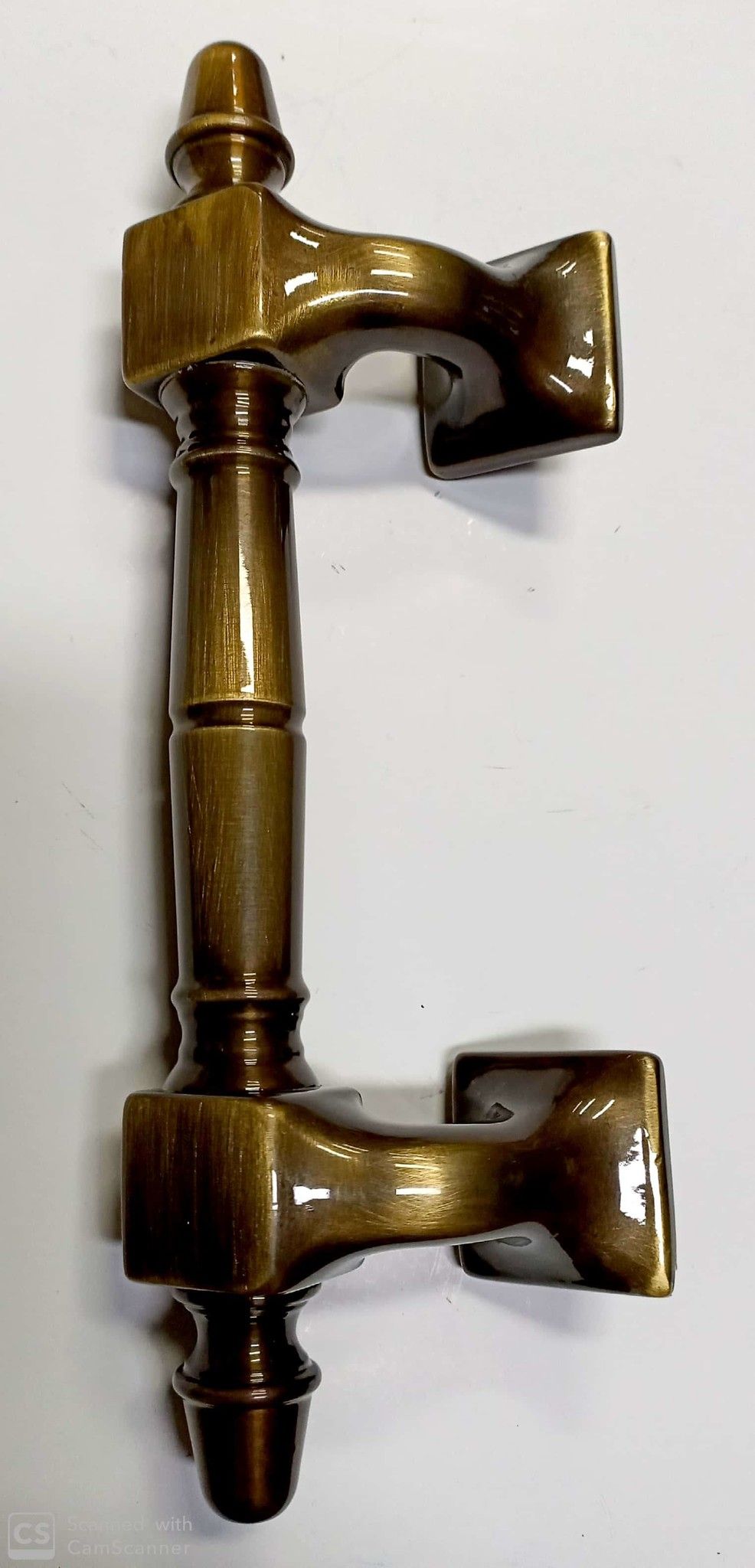 Maniglione modello LUIGI XIV in ottone bronzato sfumato