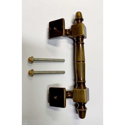 Maniglione modello LUIGI XIV in ottone bronzato sfumato