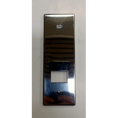 Placca per avvolgitore STARPIU' interasse mm 114 in acciaio INOX