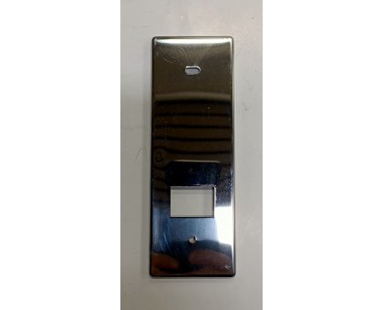 Placca per avvolgitore STARPIU' interasse mm 114 in acciaio INOX