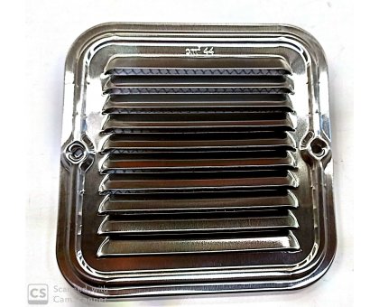 Griglia aerazione in alluminio con fori mm 140 x 140
