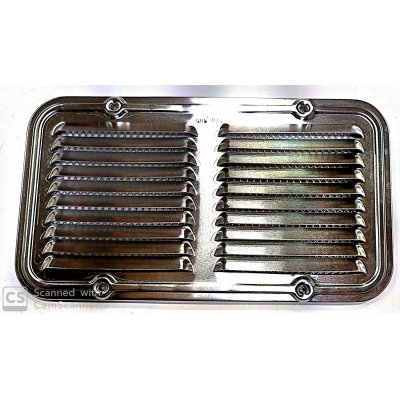 Griglia aerazione in alluminio con fori mm 250 x 140