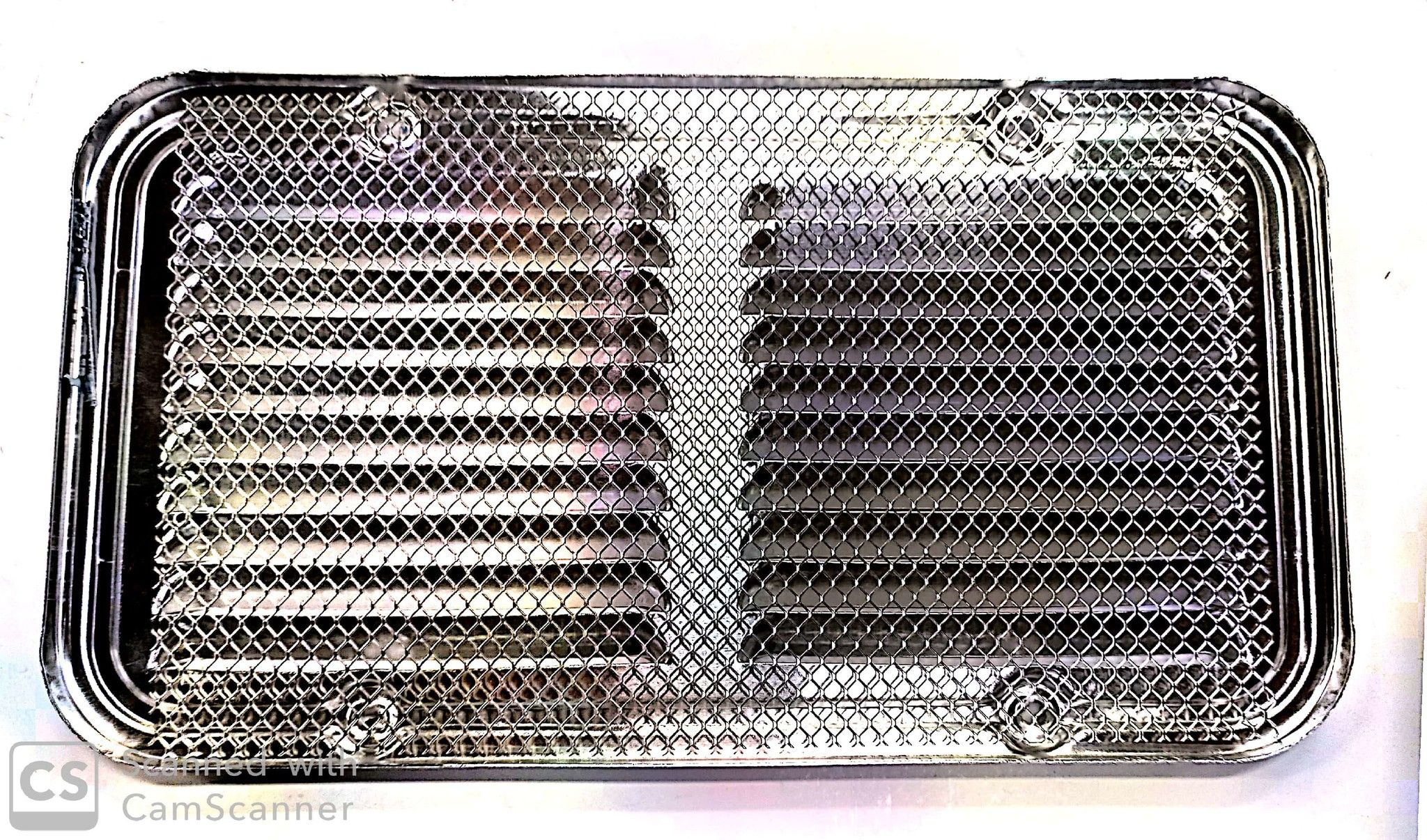 Griglia aerazione in alluminio con fori mm 250 x 140