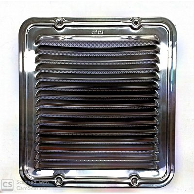 Griglia aerazione in alluminio con fori mm 230 x 230