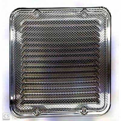 Griglia aerazione in alluminio con fori mm 230 x 230