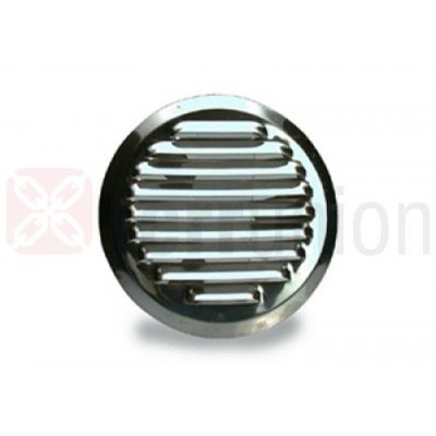 Griglia aerazione in acciaio inox tonda da incasso diametro mm 120