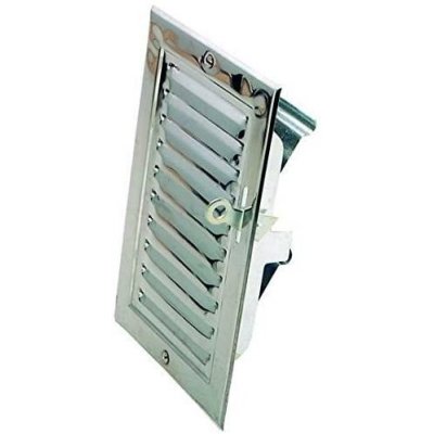 Portine Ventilazione Inox con tapparella 120x190 mm
