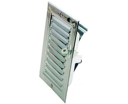 Portine Ventilazione Inox con tapparella 120x190 mm