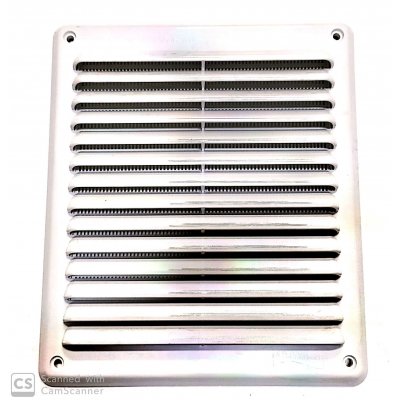Griglia aerazione rettangolare cm 23 x 20 in plastica bianca