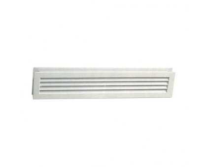 Griglia aerazione telescopica mm 480 x 98 in plastica BIANCA