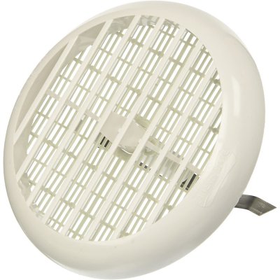 Griglia aerazione tonda mm 105 con molle foro 40-80 con rete