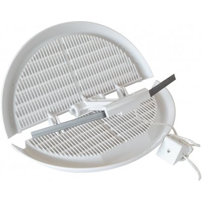 Griglia aerazione tonda in plastica pieghevole diametro 170 mm