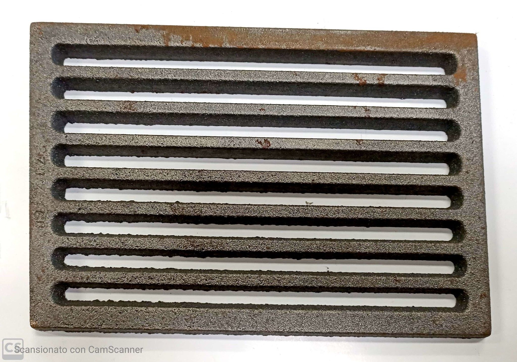 Griglia in ghisa mm 260x170 per stufe a legna per caduta ceneri e aerazione