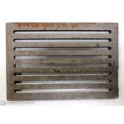 Griglia in ghisa mm 260x170 per stufe a legna per caduta ceneri e aerazione