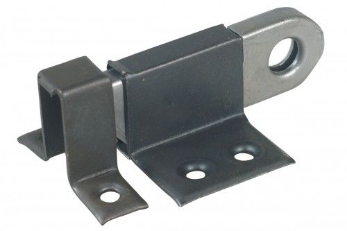 Cricchetto per sopraluci mm 25 con cavallotto in acciaio brunito