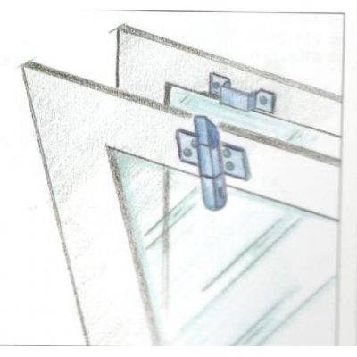 Cricchetto per sopraluci mm 25 con cavallotto in acciaio brunito