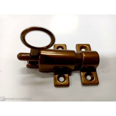 Cricchetto per sopraluci in ottone bronzato con incontro