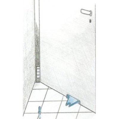 Pinzetta bloccaporta in ottone lucido