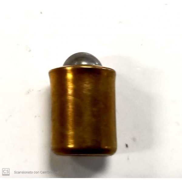 Cricchetto a sfera diametro mm 11 in ferro ottonato