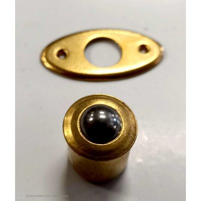 Cricchetto a sfera diametro mm 13 in ferro ottonato